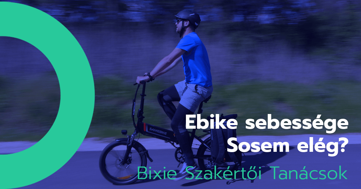 Az ebike sebessége – soha nem elég?
