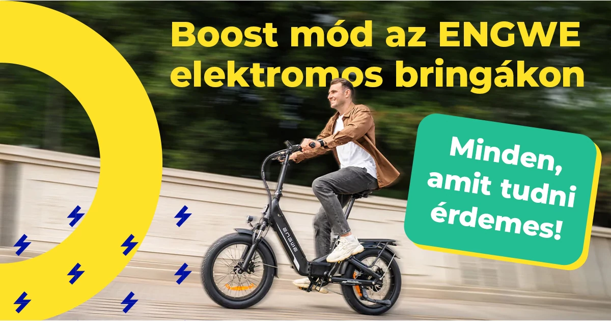 Boost mód az ENGWE elektromos bringákon – Minden, amit tudni érdemes!