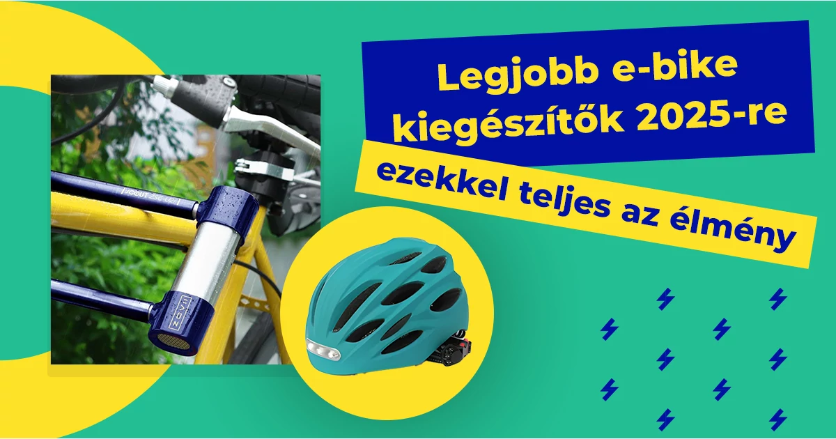 Legjobb e-bike kiegészítők 2025-re – ezekkel teljes az élmény