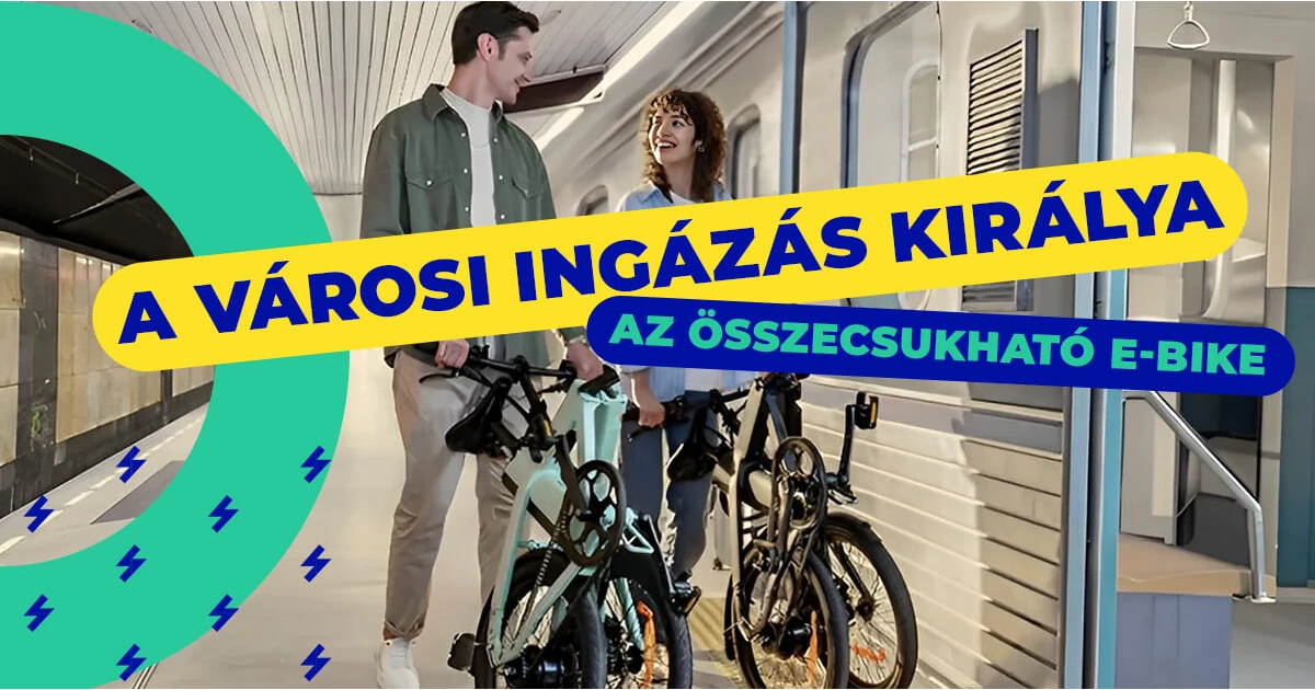 A városi ingázás királya: az összecsukható e-bike