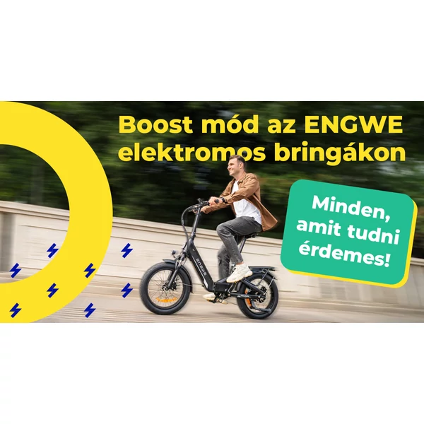 Boost mód az ENGWE elektromos bringákon – Minden, amit tudni érdemes!