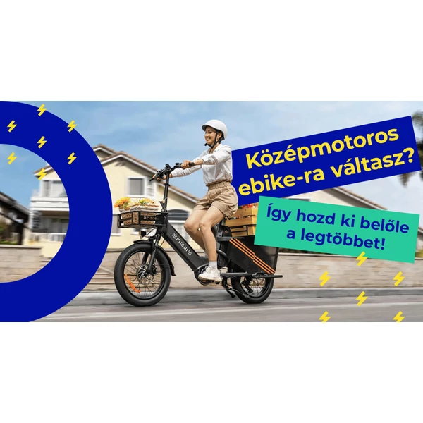 Középmotoros e-bike-ra váltasz? Így hozd ki belőle a legtöbbet!