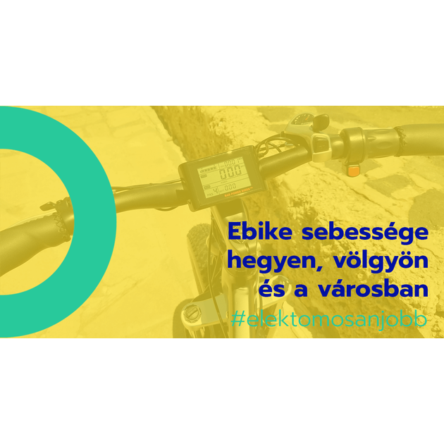 Elektromos kerékpár sebessége, hegyen, völgyön, fővárosban
