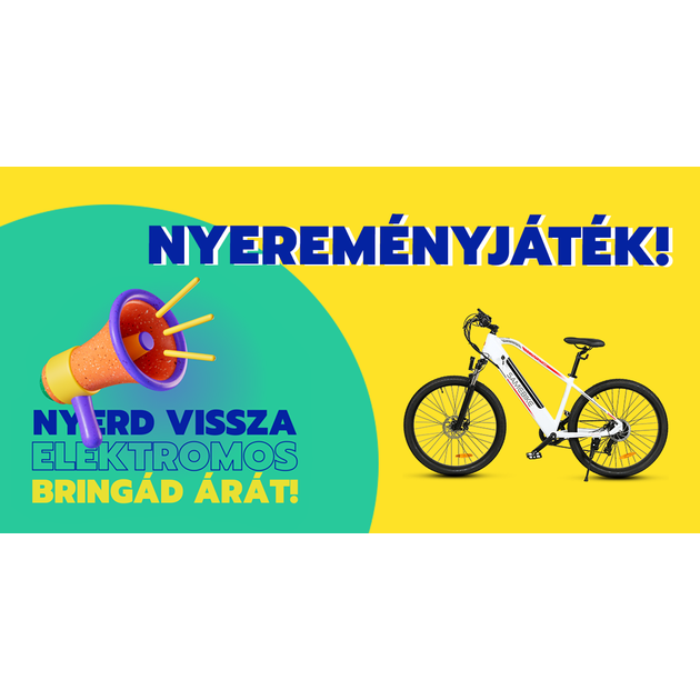 NYEREMÉNYJÁTÉK - Nyerd vissza új elektromos bringád árát!