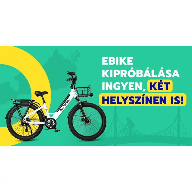 Ebike kipróbálása ingyen, két helyszínen is!