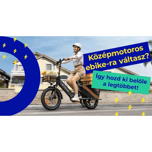 Középmotoros e-bike-ra váltasz? Így hozd ki belőle a legtöbbet!