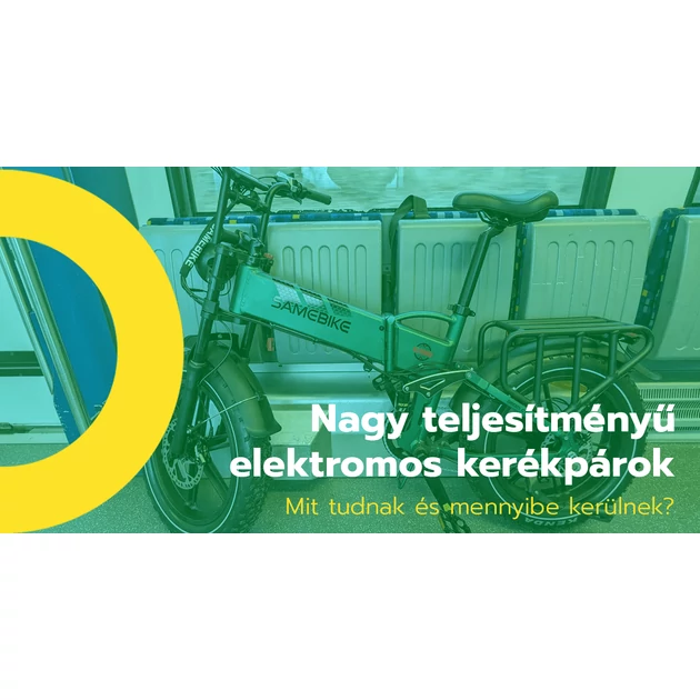 Nagy teljesítményű elektromos kerékpár a tökéletes ebike élményért