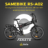 Kép 6/14 - Samebike RS-A02 Bixie fekete all-terrain összecsukható 20&quot; elektromos kerékpár